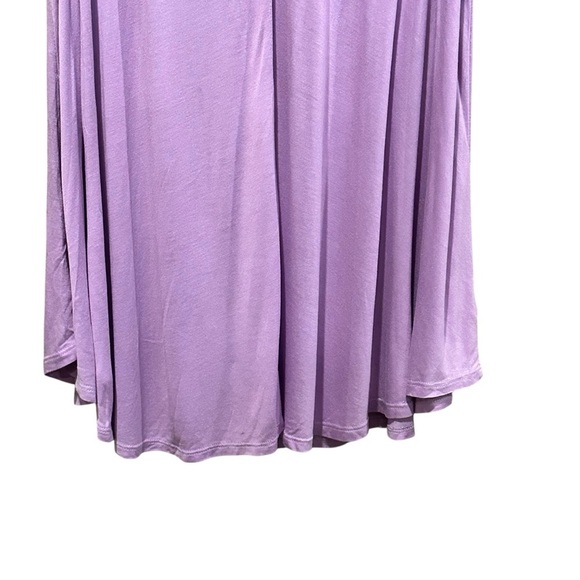 Anthropologie (Meadow Rue) Pleated Lilac Purple V-Neck Tunic Tank (S) NWT $68.00 - Picture 5 of 13